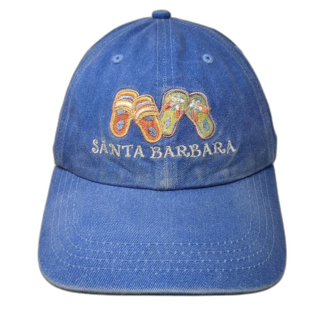 Titan Baseball Cap Blue One Size Santa Barbara Flip Flops Graphic Strapback Hat